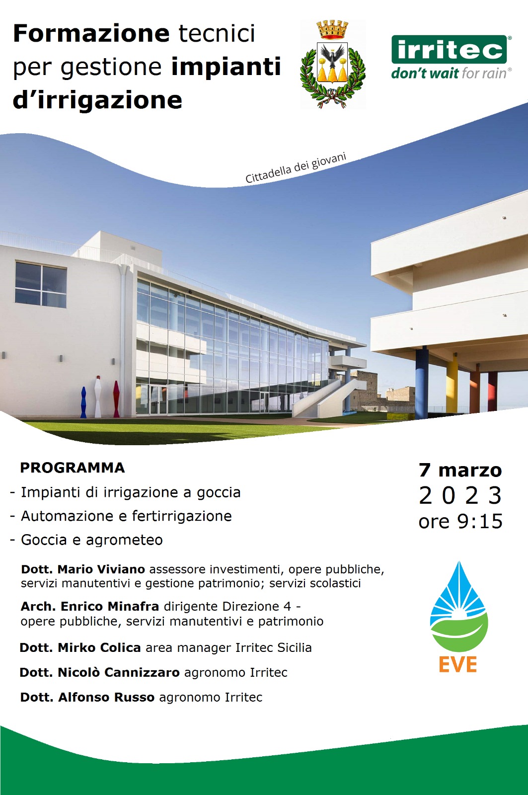 Giornata Formativa “Smart Irrigation - Soluzioni Irritec 