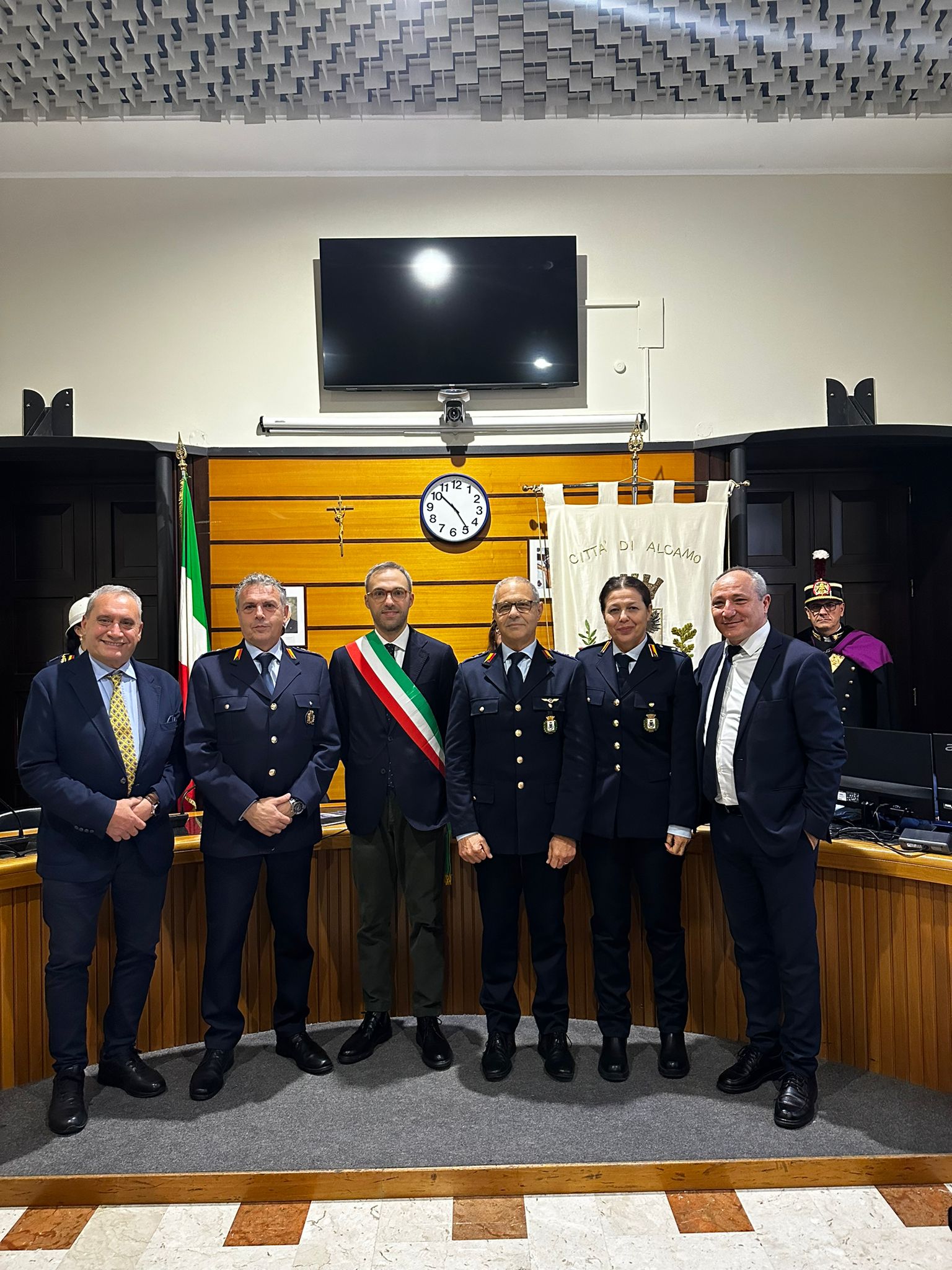 Stamattina, Festa San Sebastiano, presentazione dell’attività svolta dalla Polizia Municipale.