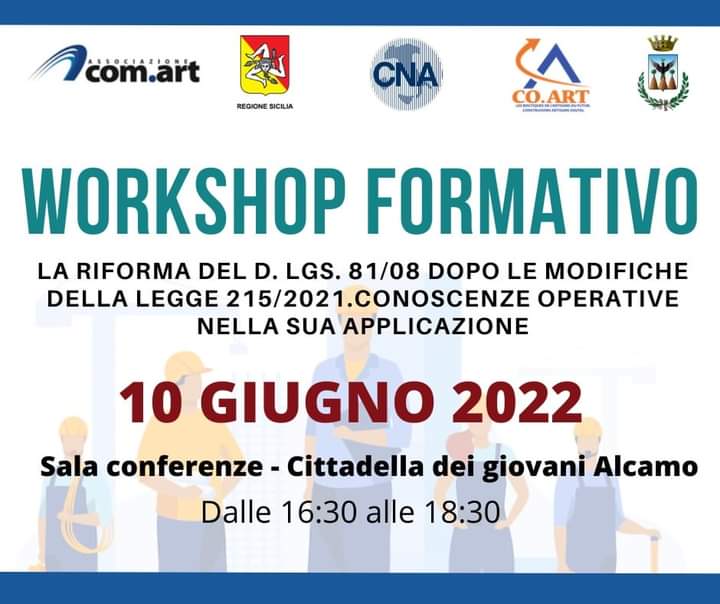 CO.ART "WORKSHOP formativo  sulla sicurezza sul lavoro" 