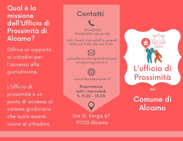 Apre oggi l'ufficio di prossimità del Tribunale di Trapani