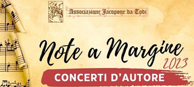 Dal 20 luglio "Rassegna culturale  Note a Margine Concerti d’autore"