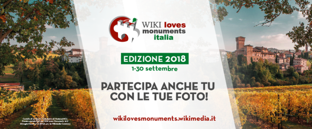 Bando di Concorso Fotografico “Wiki Loves Monuments Italia”.